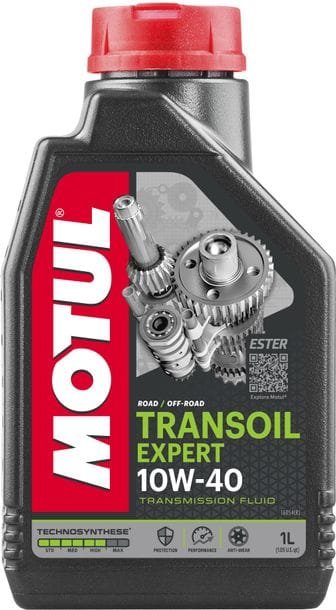 Motul Transoil Expert 10W-40 Getriebeöl 1 Liter – Spezialöl für AM6, Beta, Rieju, Sherco, Fantic, CPI, Generic & KSR TR 50 X