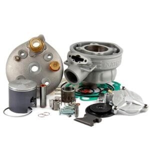 Athena Racing 77ccm Aluminium Zylinder Kit mit pneumatischem Auslassventil – Minarelli AM6 – bis ca. 24 PS