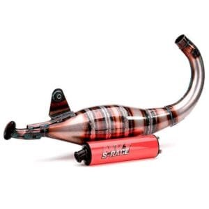 MVT S-Race Escape Auspuff 70–80cc Minarelli AM6 | Racing Sportauspuff