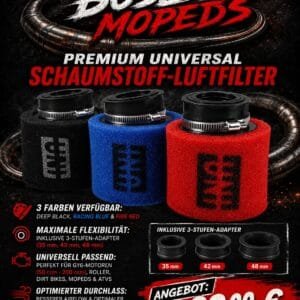 UNI Schaumstoff Sportluftfilter 35/42/48 mm – KSR Moto