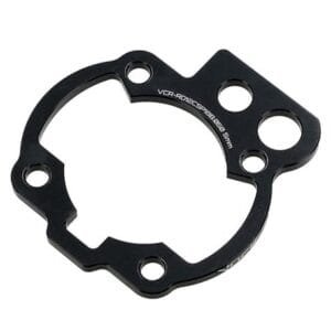 VOCA CNC Distanzplatte Zylinderfuß 5 mm 50cc Minarelli AM6 KSR Moto Beta RR Rieju MRT