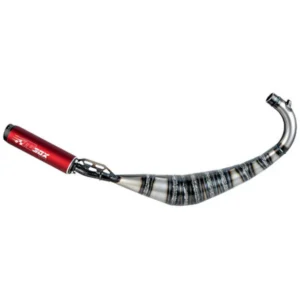 Tecnigas E-Box 2 Sportauspuff 50cc Beta RR Euro 3 Euro 4 Minarelli AM6 Racing Auspuff Rot