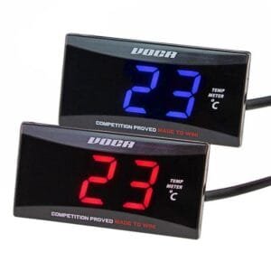 VOCA Racing Temperaturanzeige Digital 0–120 °C Rot Universal