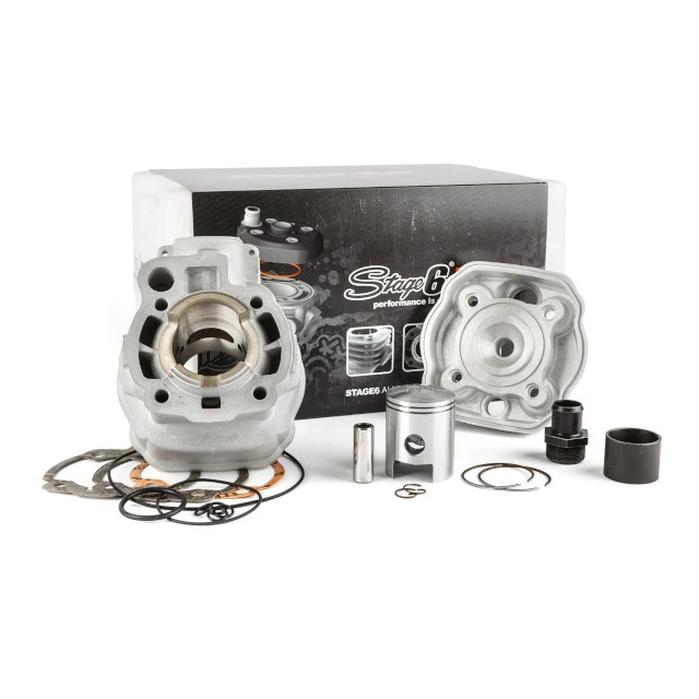 Stage6 Sport MK2 50cc Aluminium Zylinder Minarelli AM6 – 10–12 PS | Racing-Zylinderkopf | Nikasil