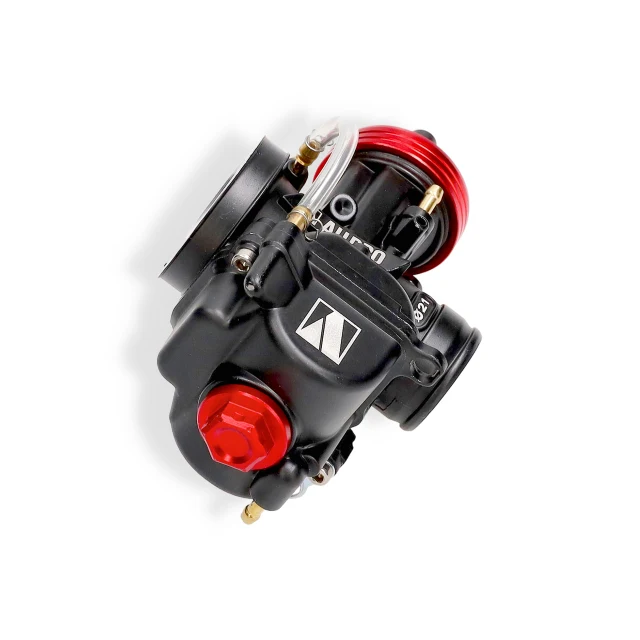 AllPro PWK 21 mm Vergaser Schwarz/Rot CNC – Racing Flachschiebervergaser – Bild 2