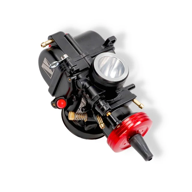 AllPro PWK 21 mm Vergaser Schwarz/Rot CNC – Racing Flachschiebervergaser – Bild 5