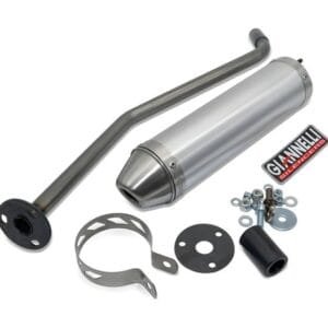 Endschalldämpfer Giannelli Enduro Aluminium mit E-Zulassung für KSR Moto TR 50 SM / TR 50 X / Generic Trigger 50