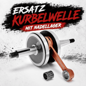 Kurbelwelle Original Ersatz Minarelli AM6 , KSR, Beta, Rieju, Fantic | 39 mm Hub | 12 mm Kolbenbolzen