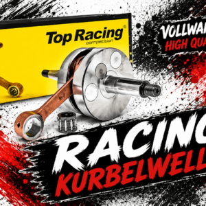 Kurbelwelle Top Racing Vollwange für AM6, Beta, Rieju, Fantic, KSR, Generic | 39 mm Hub | 12 mm Kolbenbolzen