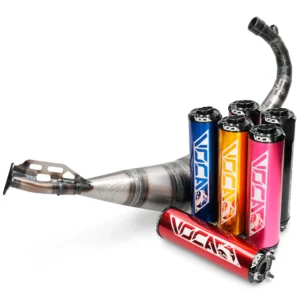 VOCA Rookie 50/70cc Auspuffanlage Beta RR Enduro SM 2012–2020 AM6 Schwarz E-geprüft