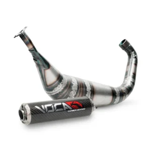 VOCA Racing BigBore 90cc Auspuff Minarelli AM6 80/90cc Carbon Endschalldämpfer 34 mm