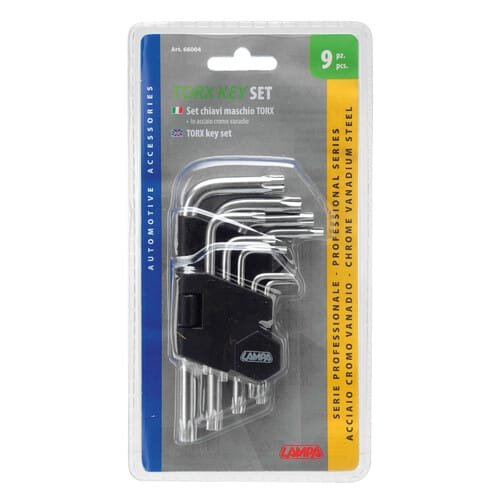 Lampa Torx Winkelschlüssel Set 9-teilig T10–T50 – Bild 2