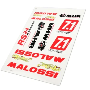Produkttitel  Malossi Aufkleber-Set 10-teilig 24,7 x 35 cm – MHR Sticker