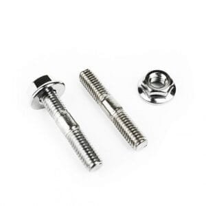 Auslass-Stehbolzen M6x32mm mit Muttern für 50ccm Motoren – 2 Stück