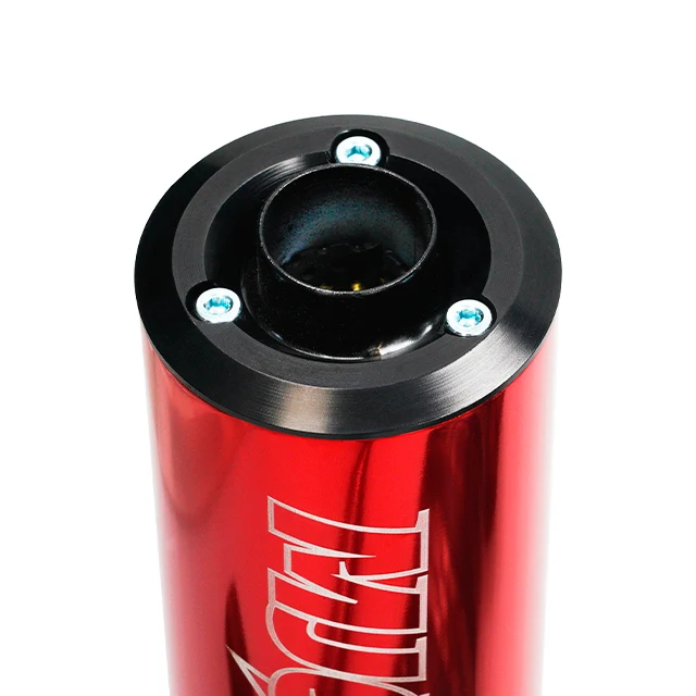 MJC Racing Auspuffanlage 50–70ccm Derbi Euro 2/3/4 & Minarelli AM6 – rot – Bild 6