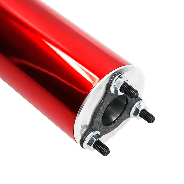 MJC Racing Auspuffanlage 50–70ccm Derbi Euro 2/3/4 & Minarelli AM6 – rot – Bild 5