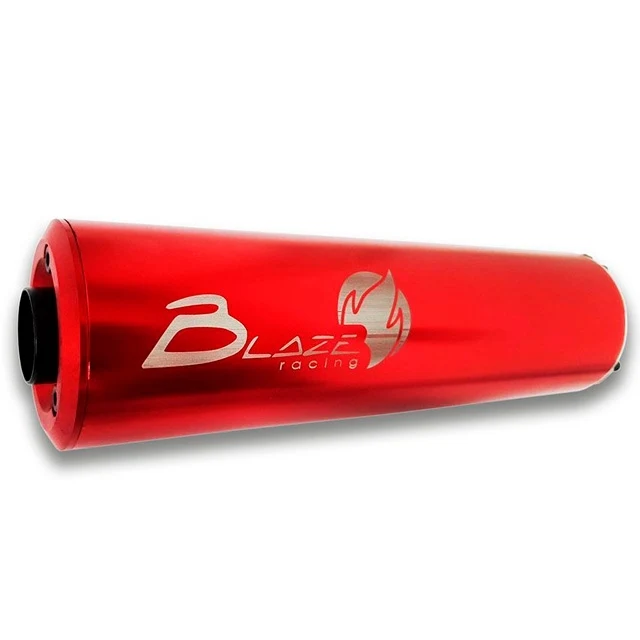 Blaze Racing | Auspuffschalldämpfer | CNC Aluminium | 200 mm | Eloxiert – Bild 3