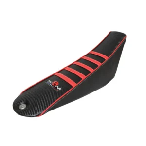 KRM Pro Ride Sitzbezug Schwarz mit Farbstreifen