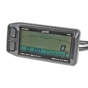 Polini Drehzahlmesser mit 2 Temperaturanzeigen 12V