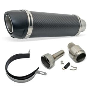 LeoVince GP Corsa EVO Racing Carbon Endschalldämpfer 54 mm – Universal für 125ccm