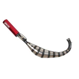 Yasuni R3-PRO Auspuff Rot für Minarelli AM6 / Derbi Euro 2/3/4 – mit CE