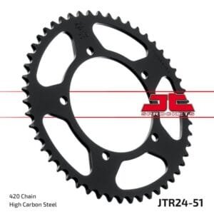 Kettenrad JT Sprockets 420 51 Zähne 105 mm Innendurchmesser 120 mm Lochkreis