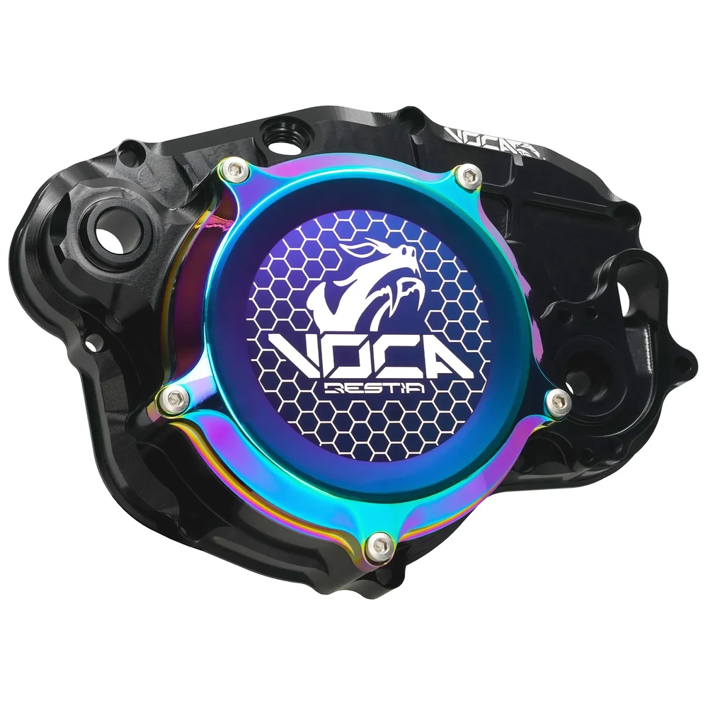 VOCA CNC Kupplungsdeckel Minarelli AM6 – Neochrom