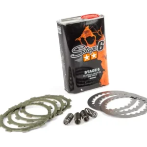 Stage6 Racing Carbon Kupplungskit + 1L 10W-40 Getriebeöl für Minarelli AM6