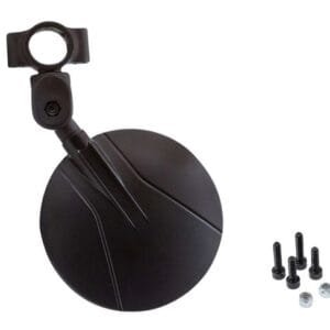 Spiegel FAR Flexi Enduro klappbar schwarz für 22–24 mm Lenker mit E-Prüfzeichen