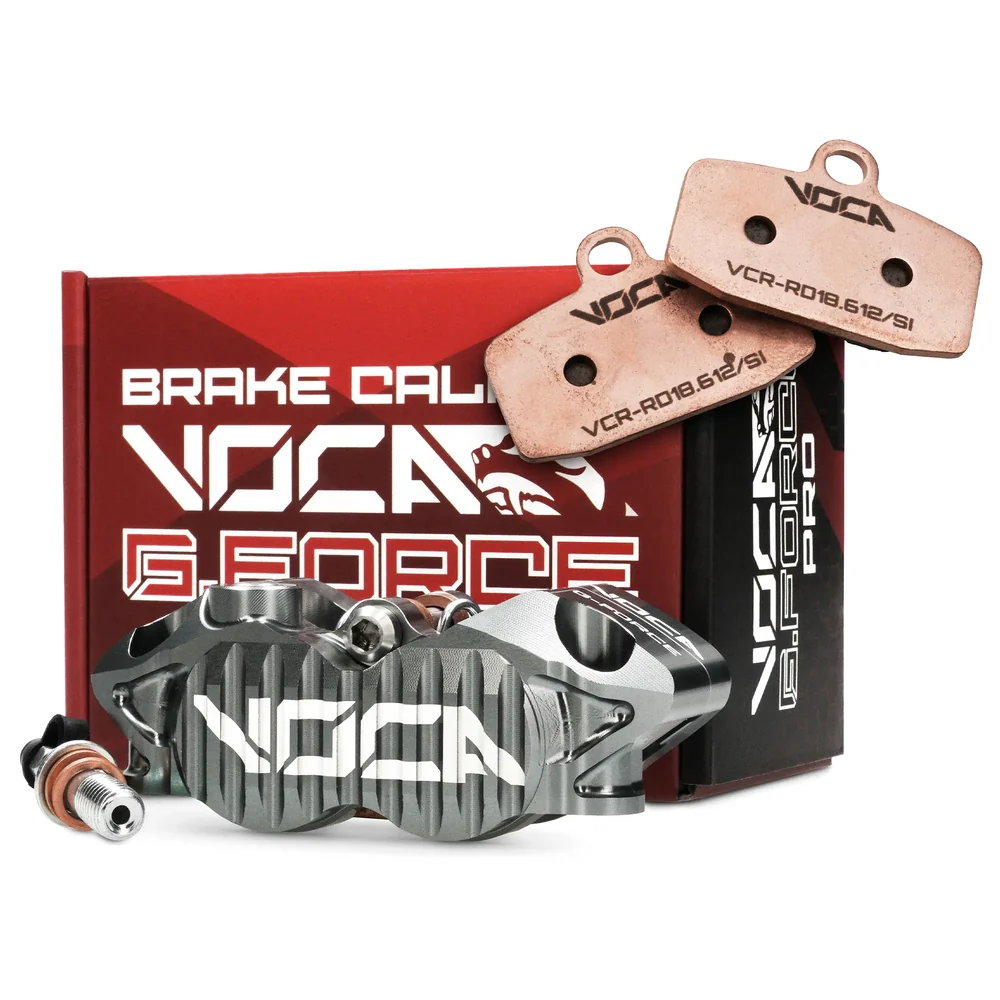 VOCA G-Force EVO CNC Bremssattel Racing 82 mm Rot – Bild 11