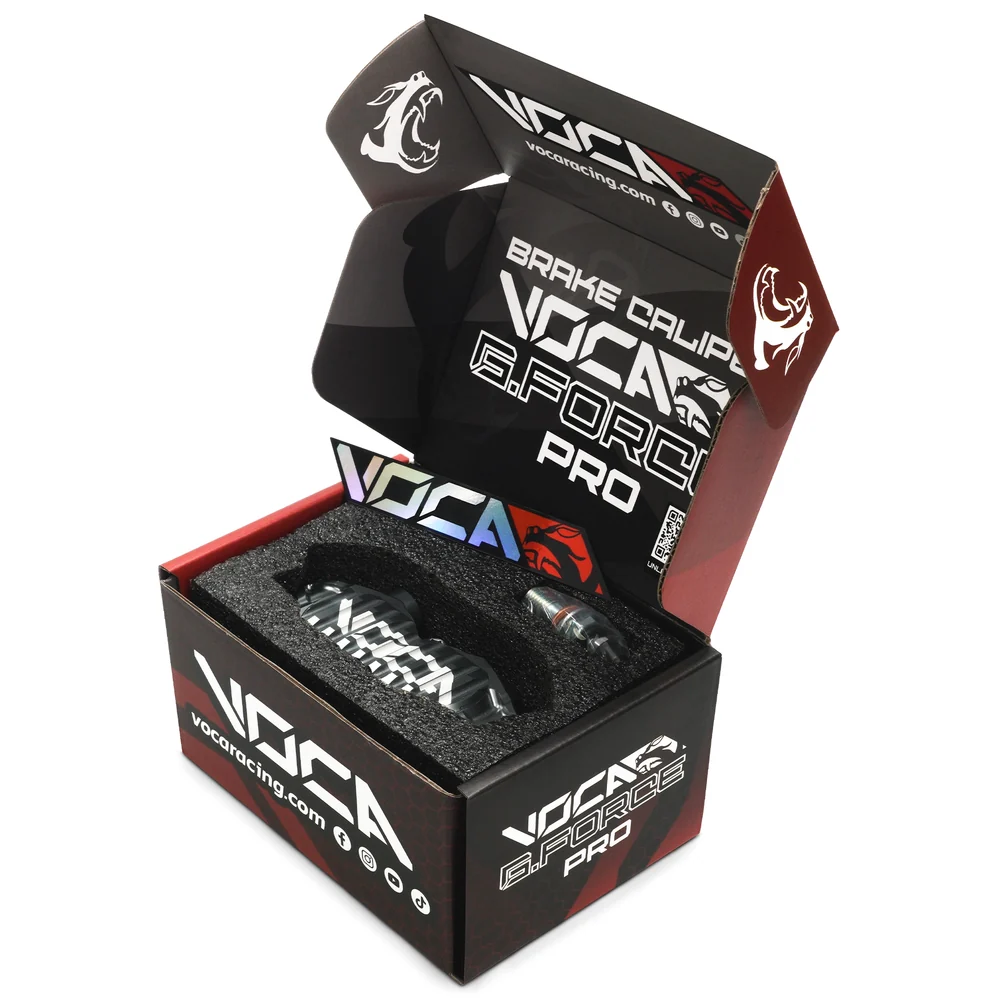 VOCA G-Force EVO CNC Bremssattel Racing 82 mm Rot – Bild 10