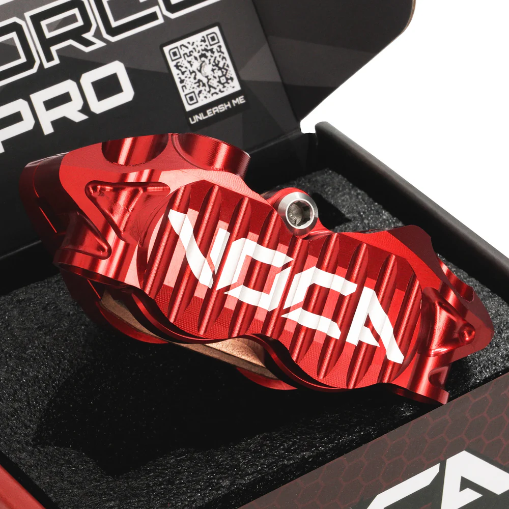 VOCA G-Force EVO CNC Bremssattel Racing 82 mm Rot – Bild 7