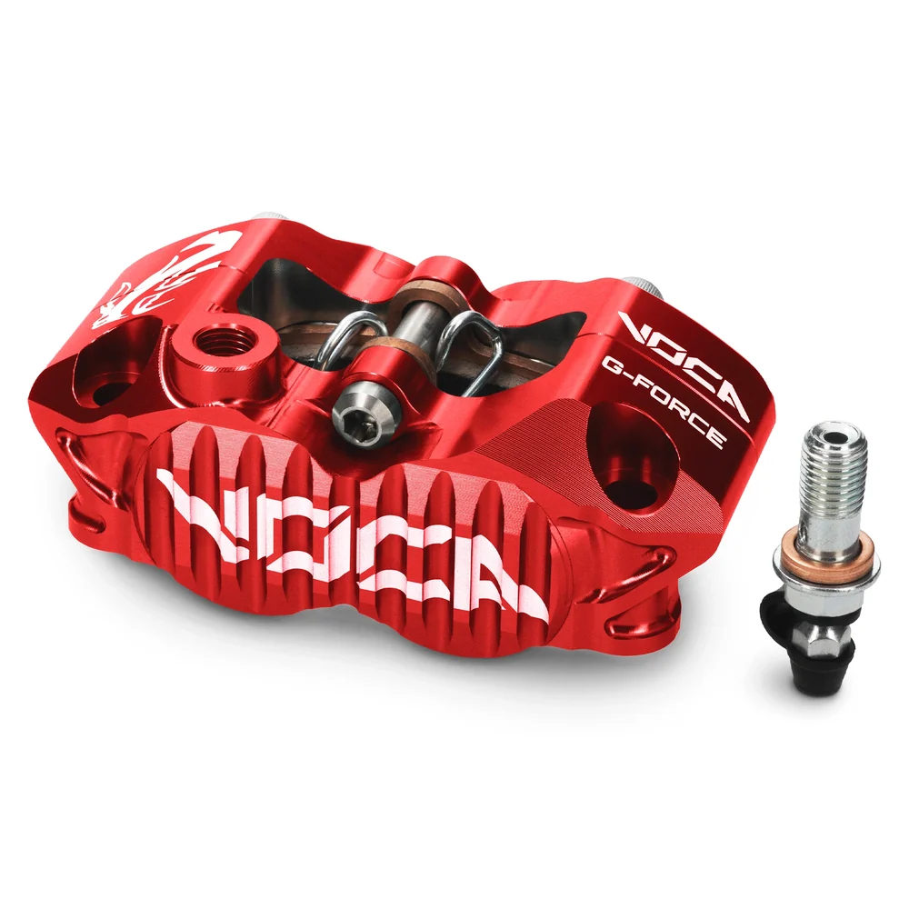 VOCA G-Force EVO CNC Bremssattel Racing 82 mm Rot – Bild 3