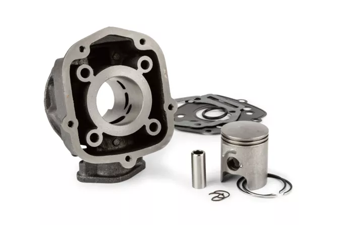 MotoForce 50ccm Zylinderkit Derbi D50B0 Euro 3 / Euro 4 – Originalersatz Grauguss – Bild 2
