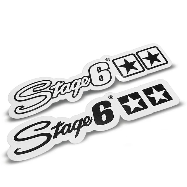 Stage6 Sticker Aufkleber 15 x 4 cm Weiß