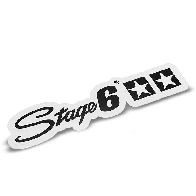 Stage6 Sticker Aufkleber 15 x 4 cm Weiß – Bild 2