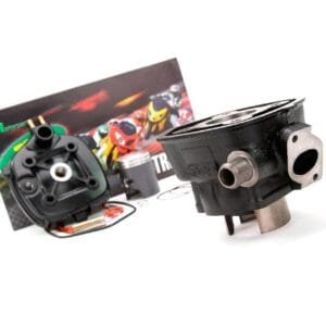 Zylinder Kit Top Performances Black Trophy 50ccm Grauguss – Minarelli horizontal LC (z.B. Aerox / Nitro / Jog RR)