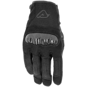 Acerbis CE Ramsey My Vented Motorradhandschuhe – Belüftete Sommerhandschuhe in Schwarz