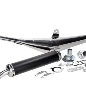 Motegra Racing Sportauspuff 60–110 ccm Simson S50 S51 S53 S70 S83 – poliert