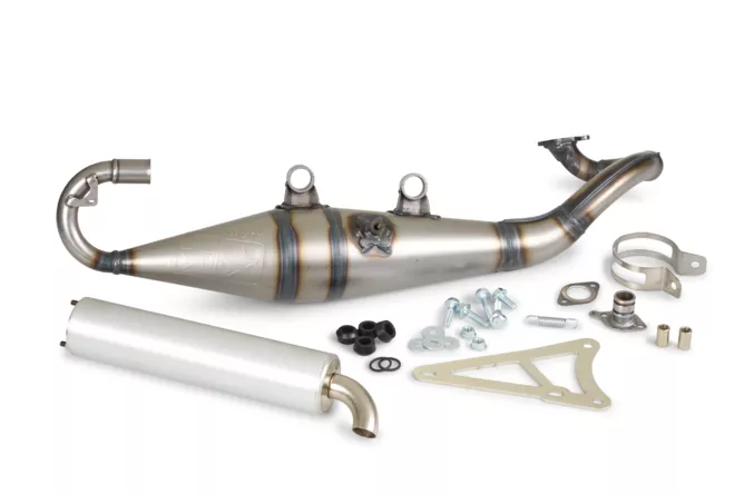 Stage6 Pro Replica MK2 Sportauspuff Minarelli liegend / China 2-Takt – Alu – ECE