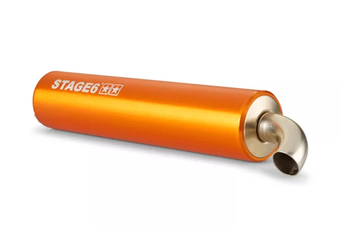 Stage6 Pro Replica MK2 Sportauspuff Minarelli liegend / China 2-Takt – Orange – ECE – Bild 4