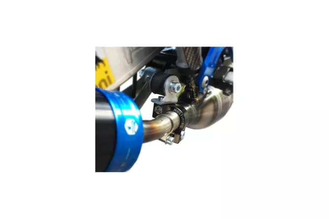 KRM Pro Ride MULTIFIX verstellbare Auspuffhalterung für Minarelli AM6 & Derbi – Bild 2