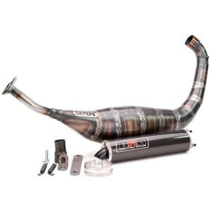 Barikit BRK R45 Racing Auspuffanlage 80–110ccm für Minarelli AM6 – Carbon/Kevlar – ESC-10