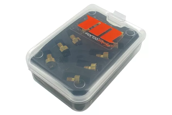 MotoForce Racing Hauptdüsenset Dellorto 5 mm – 100 bis 122 – 10 Düsen