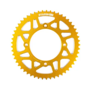 Stage6 CNC Aluminium Kettenrad 53 Zähne 420 Beta RR 50 – Gelb