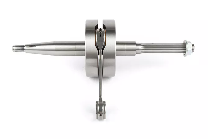 2Fast High-End Langhub Kurbelwelle 45,8mm Hub 90mm Pleuel Minarelli liegend – Aerox / Nitro – Bild 3