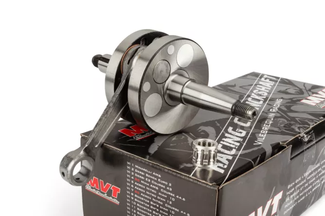 Kurbelwelle MVT SC Service Course Langhub – Minarelli AM6 (44,8mm Hub / 90mm Pleuel)