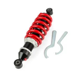 MotoForce Stoßdämpfer Federbein 300 mm einstellbar – Beta RR / Peugeot XP6 / Rieju u.a. Rot