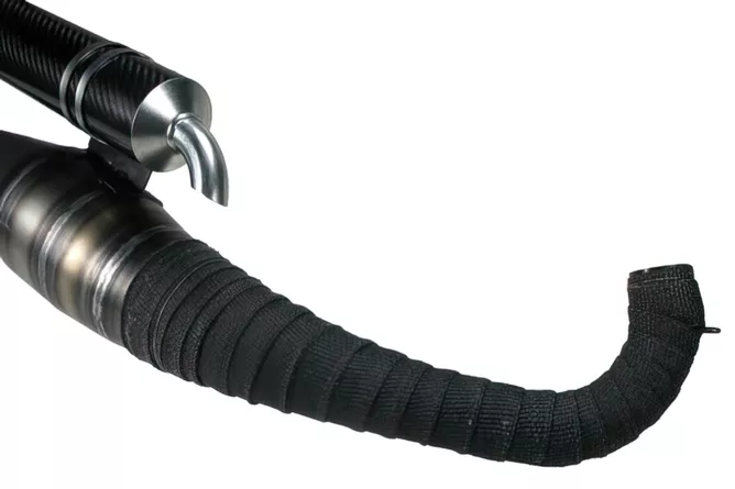 Stage6 Thermoband Auspuff-Hitzeschutz bis 1100 °C – 3800 x 25 mm – Schwarz – Bild 2
