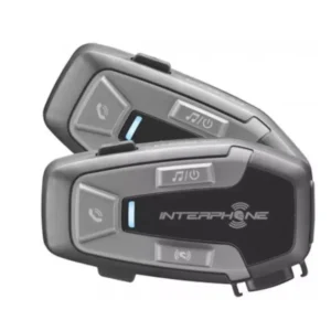 Interphone U-COM 6R Duo Bluetooth 5.2 Intercom – Motorrad Gegensprechanlage Set für 2 Helme